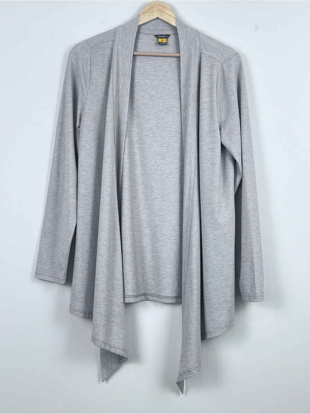 Eddie Bauer Women's Travex Long Sleeve Open Front Waterfall Cardigan Size M